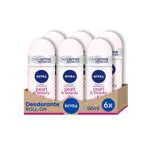 Nivea Pearl & Beauty Deodorante Roll-On in Confezione da 6 x 50 ml