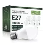 OGADA E27 Lampadine LED, 9W Equivalenti a 60W, 800 lumen