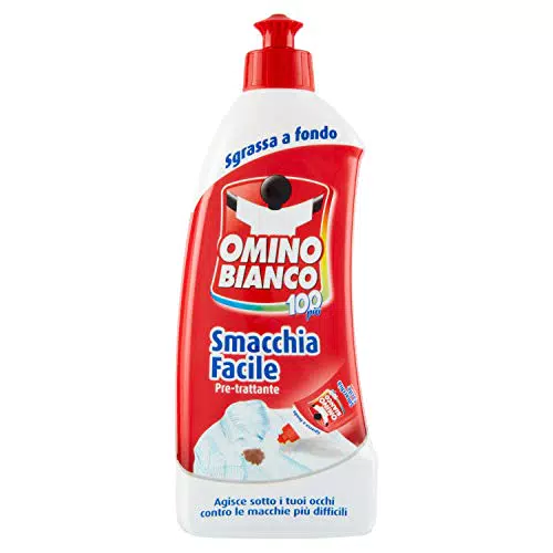 Omino Bianco - Pre-trattante Smacchia Facile, Smacchiatore Bucato