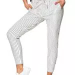 Only Onlpoptrash Easy Rush Stripe Pnt Noos Pantaloni