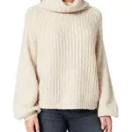 Only Onlscala L/S Rollneck Pullover Knt Maglione, Pumice Stone