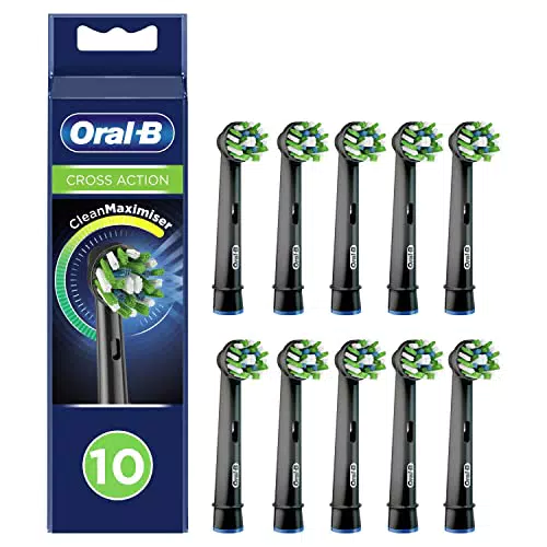 Oral-B Cross Action Testine Spazzolino Elettrico, Confezione da 10 pezzi