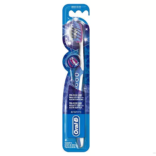 Oral-B Pro-Flex Luxe Spazzolino Denti Manuale, 1 Pezzo Blue e Bianco