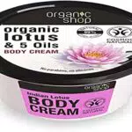 Organic Shop indiano loto e 5 oli crema corpo, 250 ml