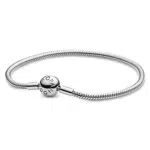 Pandora Bracciale da donna con chiusura a sfera, liscio