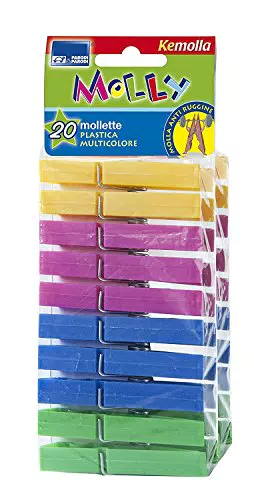 PARODI & PARODI Molly Mollette Bucato, Multicolore, 9x22x4.5 cm