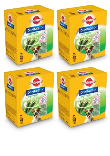 Pedigree Dentastix Fresh 112 Snack per la Igiene Orale 440 g 28 Pezzi - 4 Confezioni da 28
