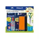 Pelikan, Kit Scuola con Mascherina 3D Plus Bambini, Penne