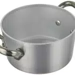 Pentole Agnelli ALMA10414, Casseruola Alta in Alluminio con 2 Maniglie in Acciaio