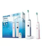 Philips HX3212/61 2 spazzolini da denti elettrici Sonicare Daily Clean - rosa e blu notte