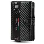 SLim Porta Carte di Credito Schermato Portafoglio Uomo Rfid Portatessere Anticlonazione Donna Portacarte Uomo