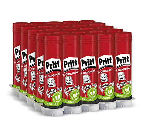 Pritt Colla Stick 25 x 11g, colla per bambini sicura e affidabile