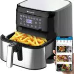 Proscenic T21 Friggitrice ad Aria, 5.5L Air Fryer Controllo con App & Alexa e Display LED Toccabile