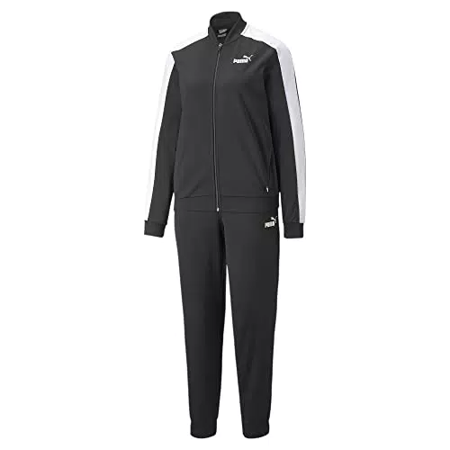 PUMA Baseball Tricot Tuta Cl, Track Donna, Black, S