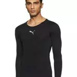 Puma Liga Baselayer Tee Ls, Maglia Calcio, Uomo, Nero