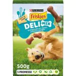 Purina Friskies DeliMix Biscotti per Cane Manzo, Pollo e Selvaggina 6 scatole da 500g