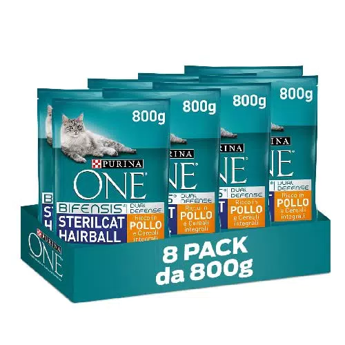 Purina One Bifensis Crocchette Gatto Sterilcat Hairball