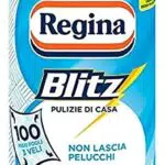 Regina Blitz Carta Casa, Confezione da 1 Rotolo, 100 Maxi Fogli a 3 Veli
