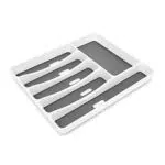 Relaxdays Portaposate da Cassetto, 6 Scomparti