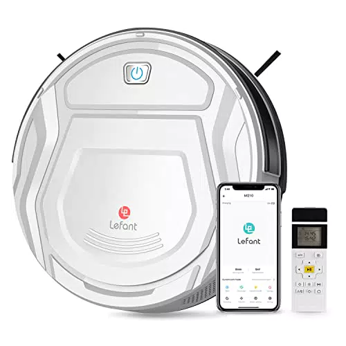 LEFANT Robot Aspirapolvere Forte Aspirazione, WiFi/App/Alexa