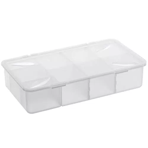 Scatola con Scomparti e Coperchio, 3 L