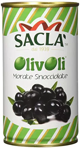 OlivOlì, Olive Nere Denocciolate in lattina, 12 pezzi
