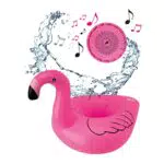 SBS Floating Speaker wireless impermeabile, fenicottero rosa