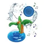 SBS Speaker wireless impermeabile, cassa audio 3W con gonfiabile a forma di isolotto con palma