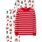 Simple Joys by Carter's Set Pigiama Natalizio in Cotone Aderente