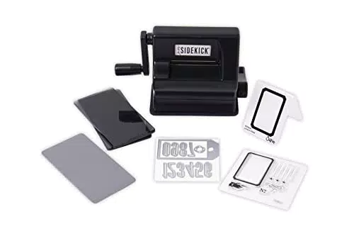 Sizzix Sidekick Starter Kit di Tim Holtz 664175-Fustella Manuale Portatile per fustellatura e goffratura