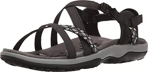 Skechers Reggae Slim-Vacay, Sandali Donna, Black Dark Blk