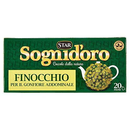 Sogni d'oro Tisana Finocchio, 20 Filtri, solo ingredienti naturali