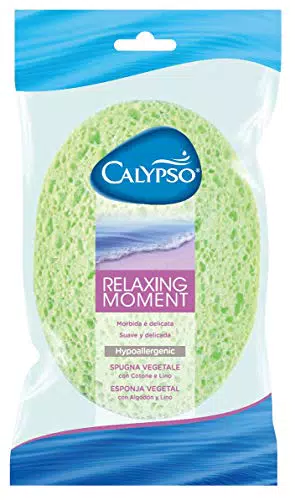 Spontex Calypso, Relaxing Moment, Spugna Vegetale Con Cotone E Lino