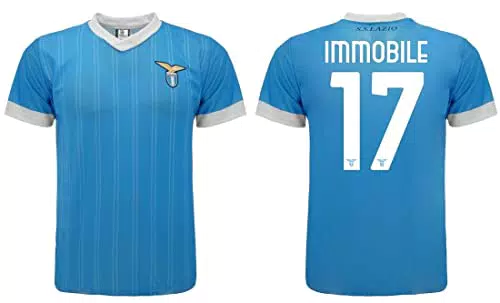 sslazio Maglia Immobile Lazio Ufficiale 2021-2022 Bambino Uomo Adulto Replica Autorizzata Il Capitano Ciro 17 Home