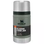 Stanley Classic Legendary Food Jar 0, 94L / 1 qt Hammertone Green Thermos per Alimenti in Acciaio Inossidabile Senza BPA - Mantiene il Caldo per 20 Ore - Lavabile in Lavastoviglie