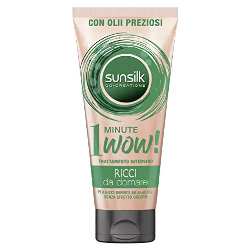 Sunsilk, Trattamento Intensivo 1 Minute Wow, Maschera Capelli Ricci