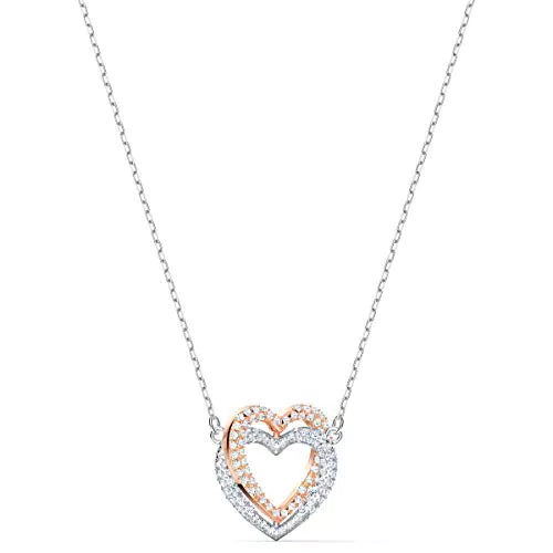 Swarovski CollanaSwarovski Infinity, Cuore, Bianco, Mix di placcature