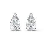 Swarovski Orecchini a Lobo Attract, Taglio Drop, Bianchi