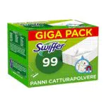 Swiffer Panni Catturapolvere Casa, 99 Panni Microfibra Dry