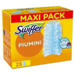 Swiffer Duster Piumini Catturapolvere, 25 Piumini, Cattura e Intrappola Polvere e Sporco