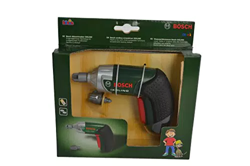 Theo Klein 8602 Trapano avvitatore cordless Bosch Ixolino I Con accessori intercambiabili