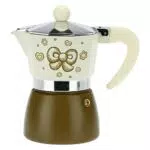 THUN Caffettiera 3-4 Tazze ad induzione Gold Icons