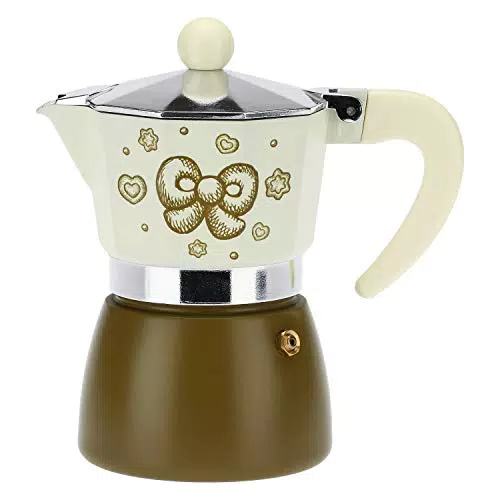 THUN Caffettiera 3-4 Tazze ad induzione Gold Icons