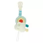 THUN - Catenella porta ciuccio con clip e peluche draghetto - 23x9 cm