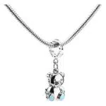 THUN - Charm Mom Teddy Bimbo - Zama placcata - Ottone Placcato - Acciaio Inossidabile - Smalto a Freddo - 1