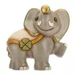 THUN - Elefante in Cammino - Animali Soprammobile da Collezione - Ceramica - I Classici