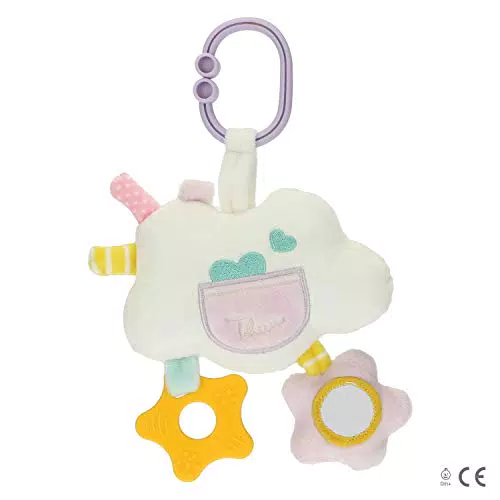 THUN - Gioco per culla nuvoletta acchiappasogni rosa - 18x25x5 cm