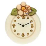 THUN - Orologio da Parete con Farfalla e Fiore