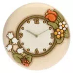 THUN-Orologio da Parete Country con Coccinella Portafortuna