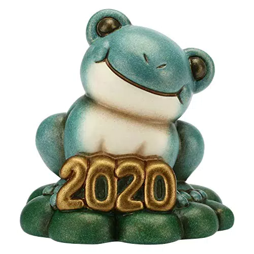 THUN - Rana Buon Anno - Decorazioni Capodanno 2020 - Linea I Classici - Formato Piccolo - Ceramica - 6